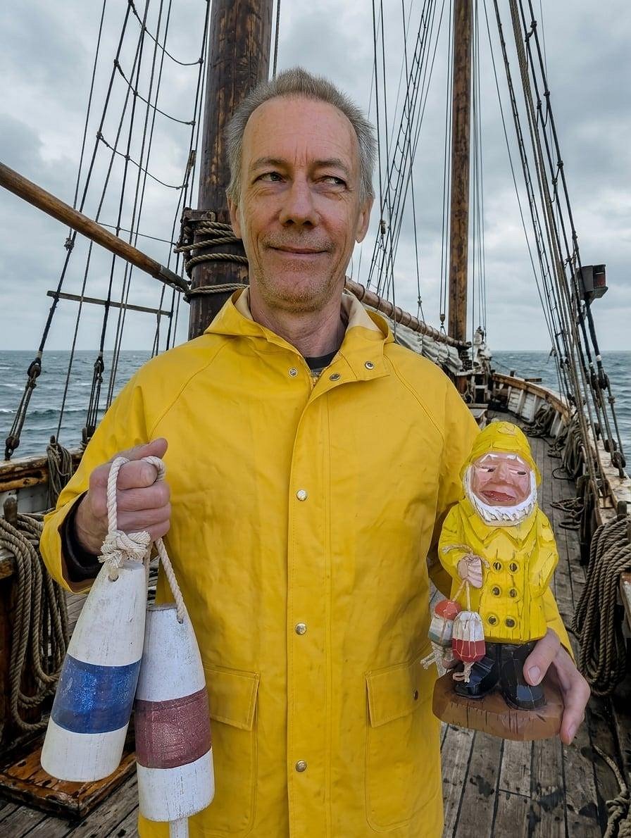 jeffrey with repaired mug.