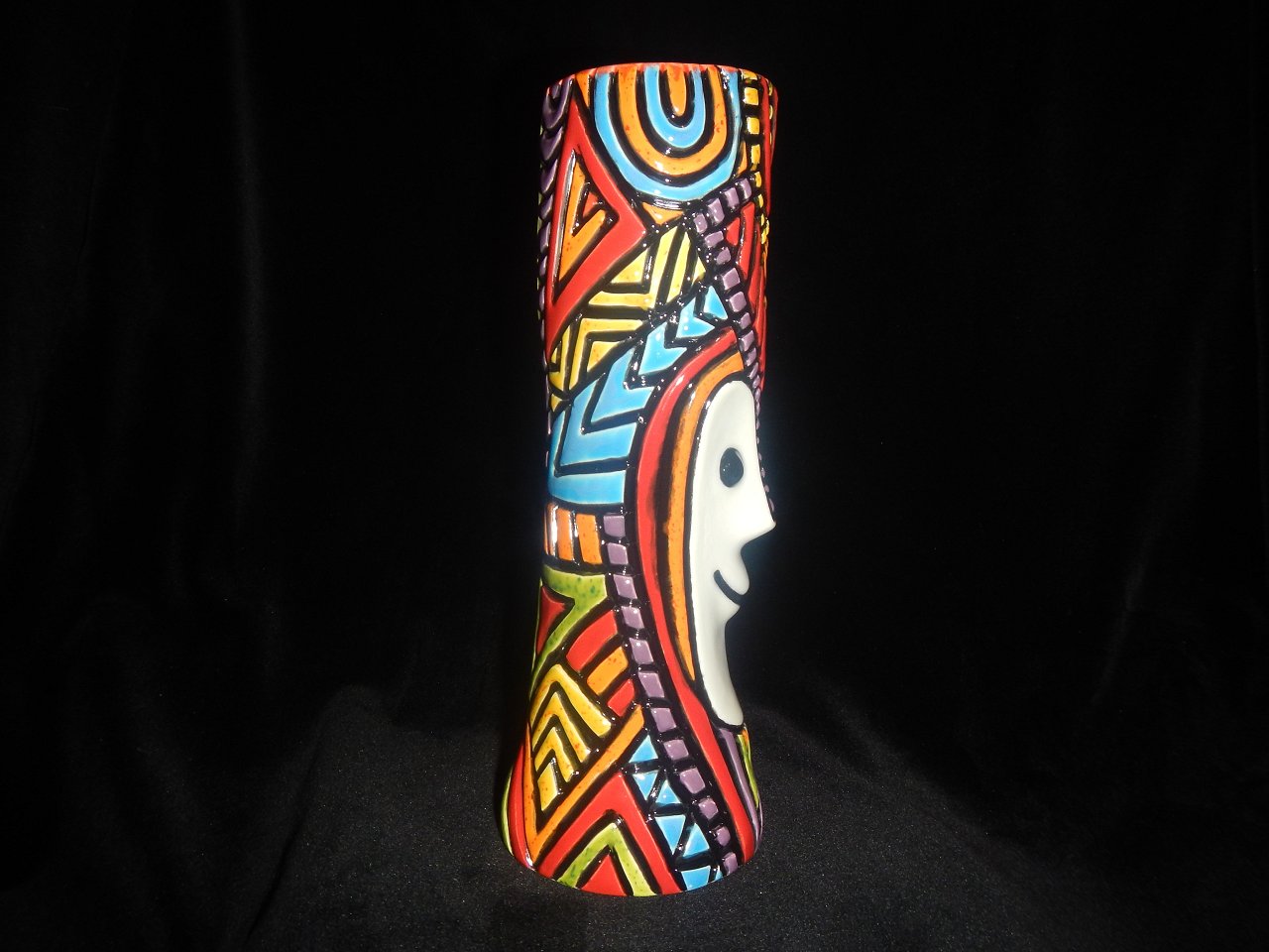 Ari Yususa multi colored Tiki Bob (2)