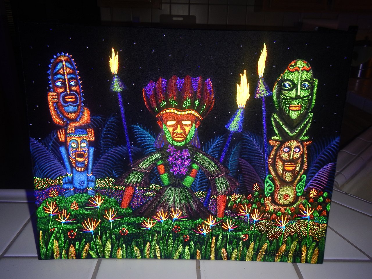 BEST Derreck Heritage Enchanted Tiki Room Black Velvet(13)