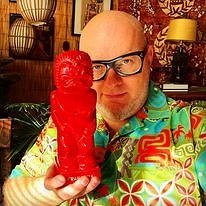 Ray Wyland with red frank mug