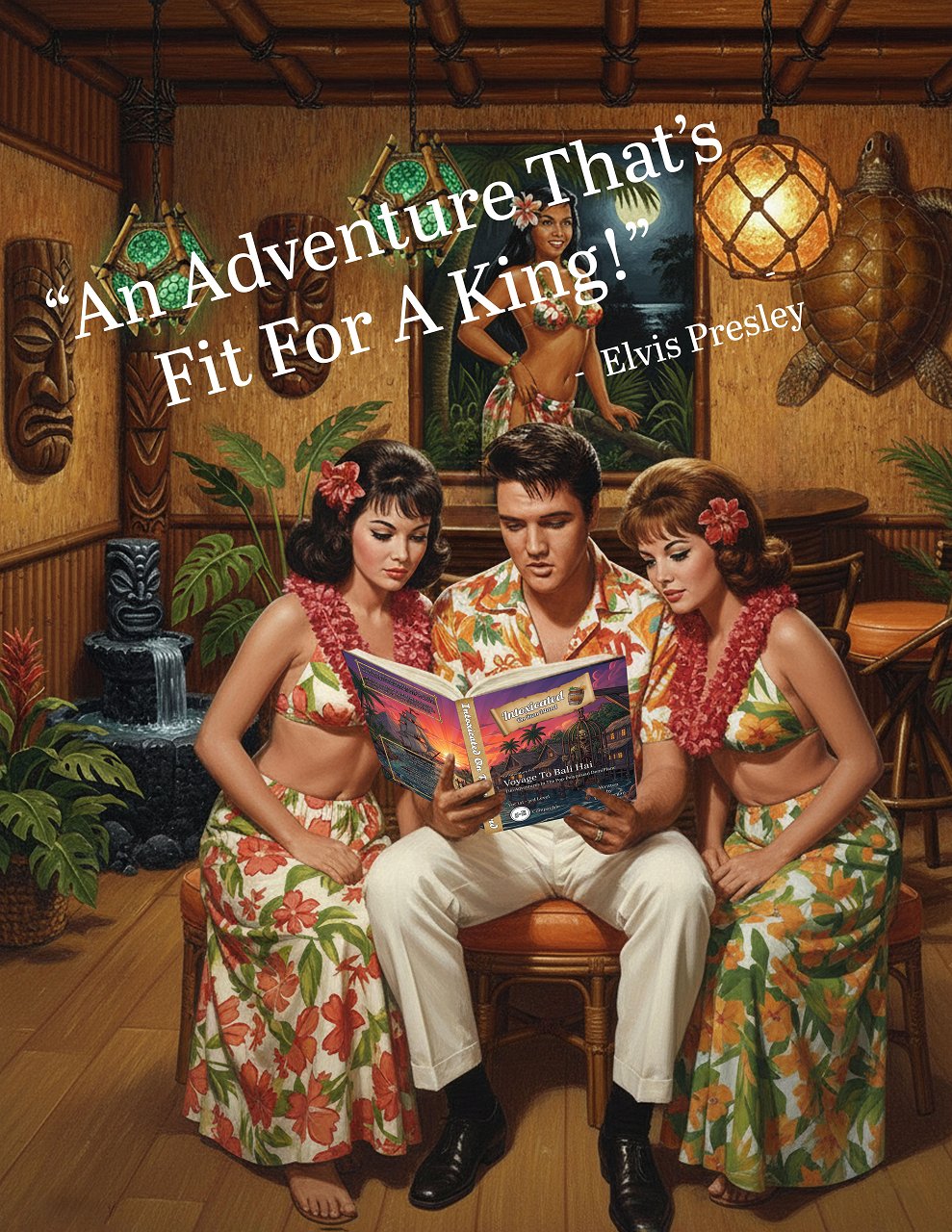 Elvis With Intoxicated Book