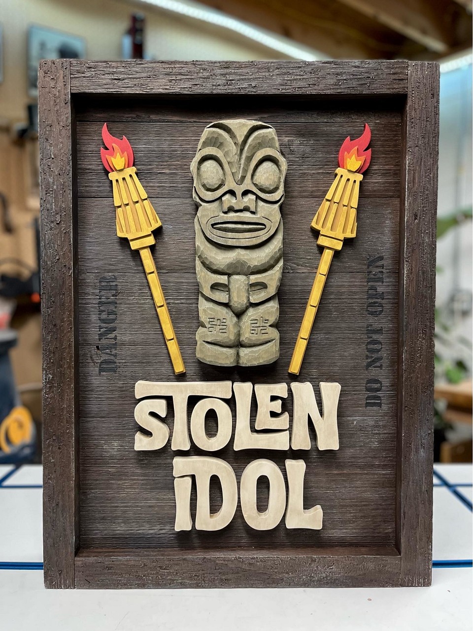 Stolen Idol Sign