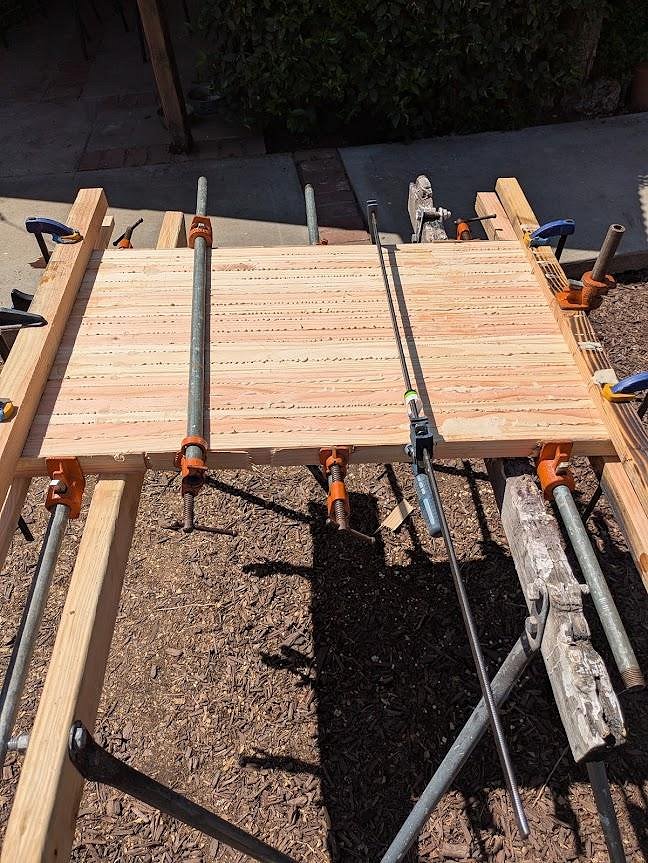 counter top glue up