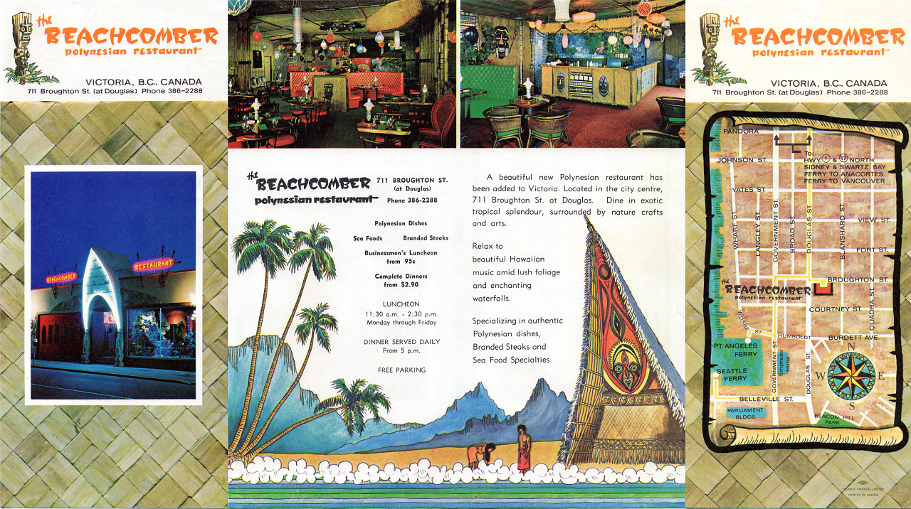 The Beachcomber Polynesian Restaurant - Victoria BC Canada sm