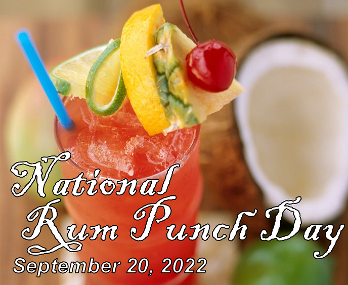 National Rum Punch Day Sep 20 2022